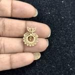 Anti-Tarnish Light Gold Shade Small Pendant , Sold By 1 Pc