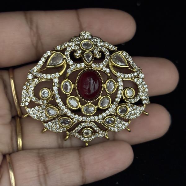 Victorian Pendant Without Earrings (Colours Available)