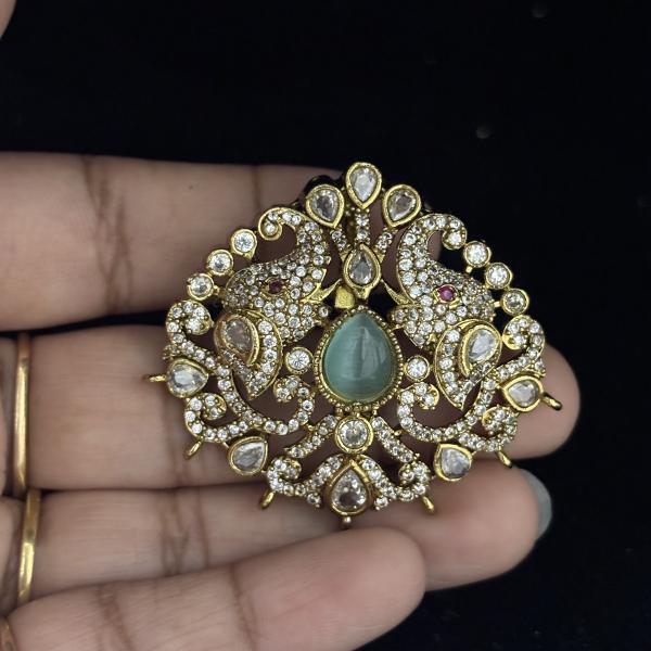 Victorian Pendant Without Earrings (Colours Available)