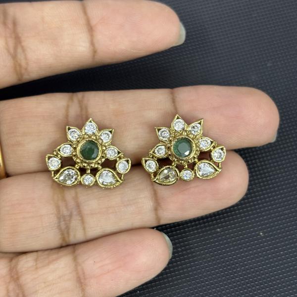 Victorian Flower Side Pendants ,set of 1 pair