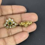 Victorian Flower Side Pendants ,set of 1 pair