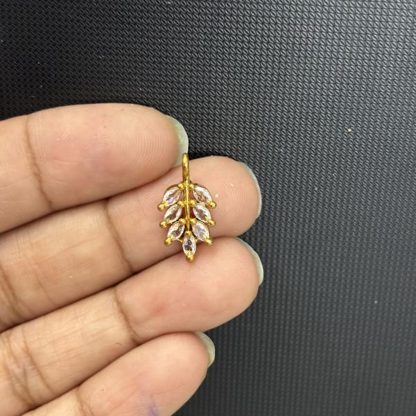 Gold Finish Leaf Pendant, Sold by 1 pc