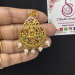 Micro Plated Small Lakshmi devi Pendant without Earrings