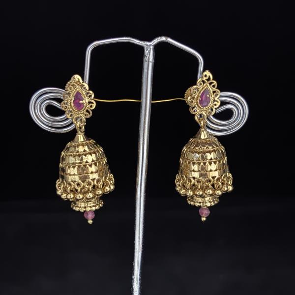 Double Butta Earrings , set of 1 pair.