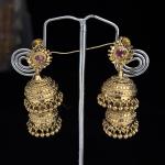 Double Butta Earrings , set of 1 pair.