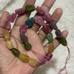 Dumble Triangle Beads Multi Colour 17mm