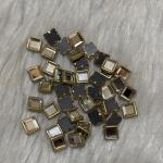 Kundhan Stone Glass White Square- 6x6mm