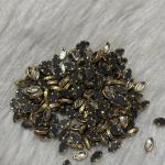 Kundhan Stone Glass White Eye - 3x6M