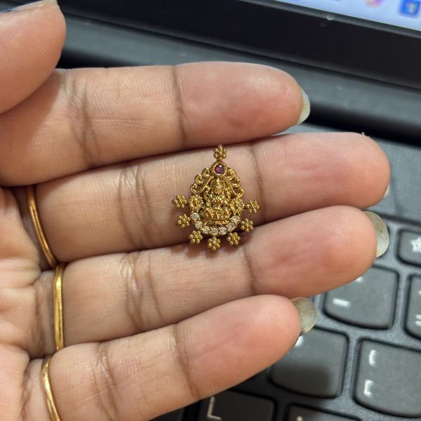 Antique Finish Lakshmi Devi Charm, sold by 1 peace