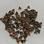 Kundhan Stone Trangle Red- 4x4x4mm