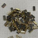 Kundhan Stone White Rectangle - 3 x 7mm