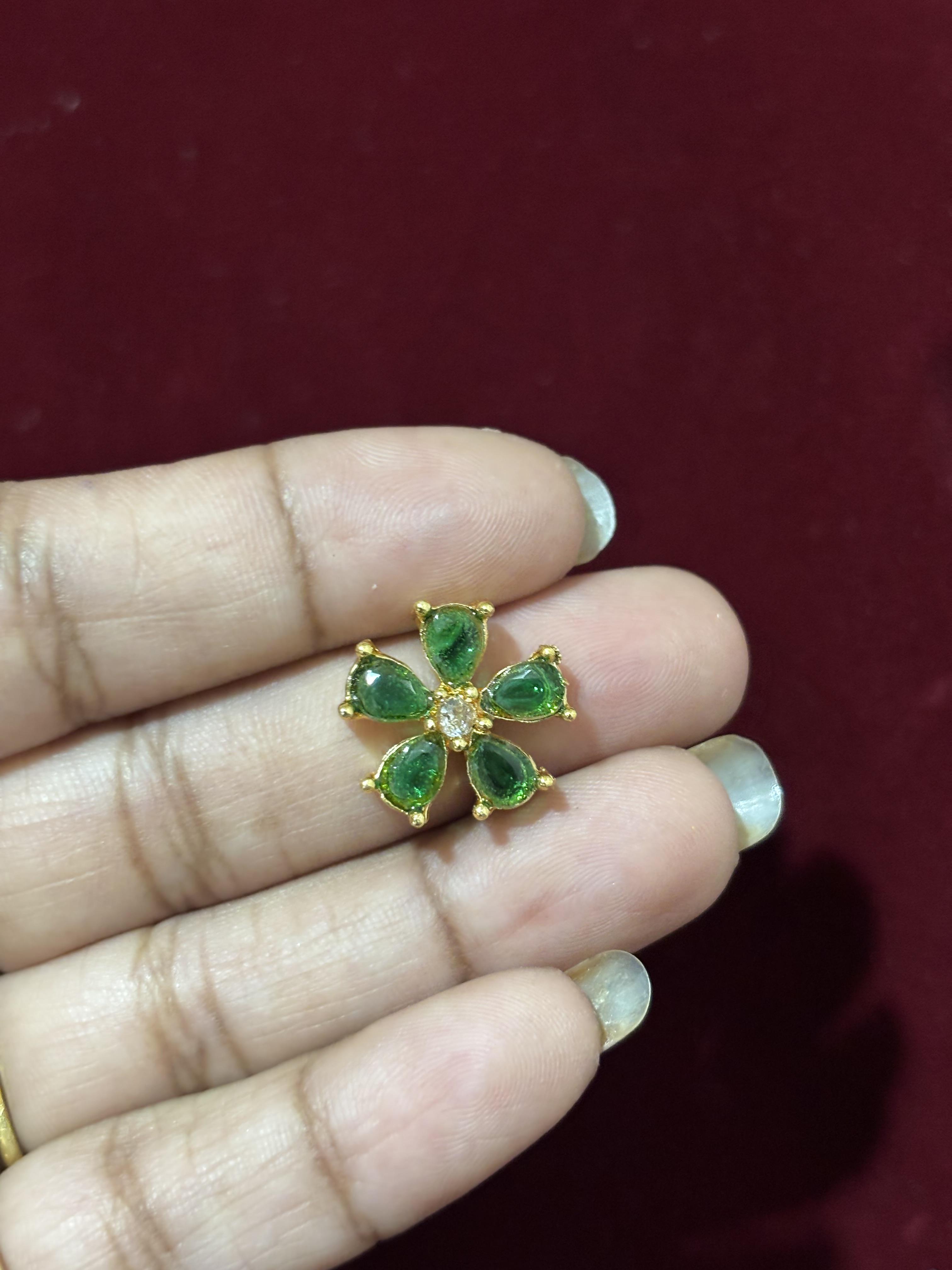 Flower Pendants, can be used as side Brouchers, sold by 1 pc, colours available, select colour