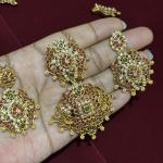 Kundan Pendant Gold Plated Jewel Set