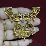 One Gram Gold Rani haram Pendant Without Earrings