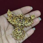 One Gram Gold Rani haram Pendant Without Earrings