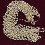 Light Weight Round Pearls Chain 3mm, sold by Bunch (5 meters)