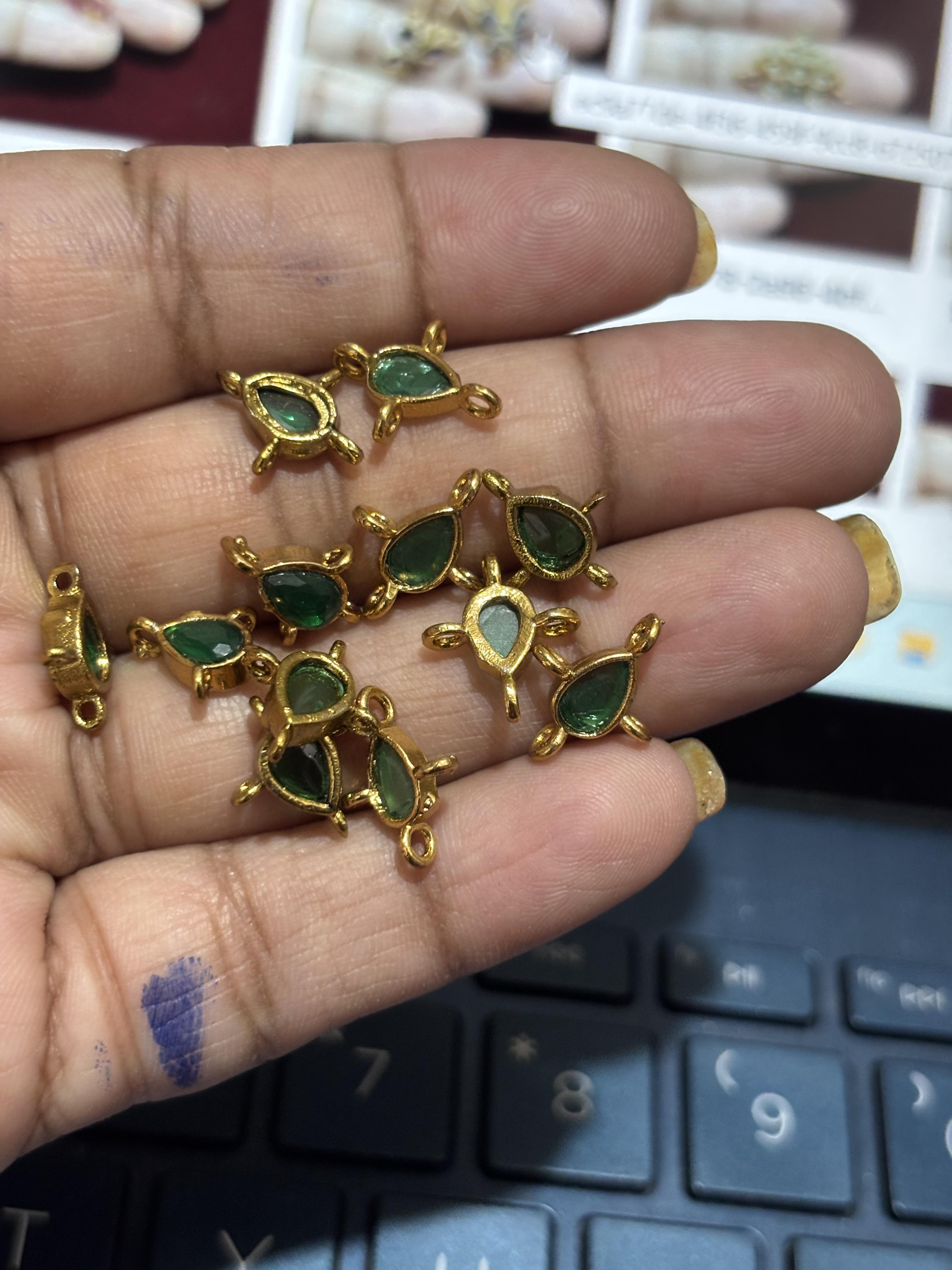 Antiques Shade Polki Drop with 4 sides Connectors