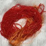 3mm Hydro (Glass) Beads, Orange Colour , Minimum Order Qty 2 lines