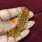 Ram parivar Antique Pendant with peacock ear rings