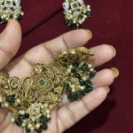 Victorian Heavy Pendants with earrings (Colours Available)