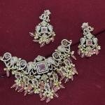 Victorian Heavy Pendants with earrings (Colours Available)