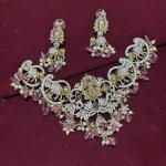 Heavy Victorian Balaji Pendants with earrings