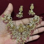Heavy Victorian Balaji Pendants with earrings