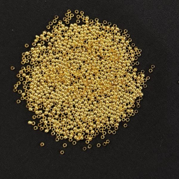 Gold Locking Beads 10 grms