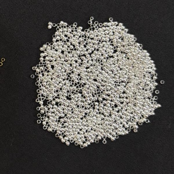 Silver Locking Beads 10 grms