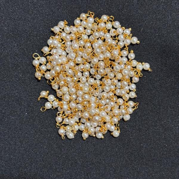 Moti Laheriya(Gutta Pusalu) round pearls 3mm