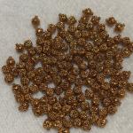 Antique Gold Nakshi balls  6x7.7mm Sold By 1 pc