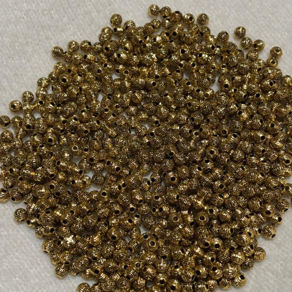 Braselet Antique Gold Balls 5.5x5.6mm pack of 5 pc