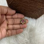 Multi colour Kundan Small Pendant