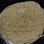 A+ Swarovski Replica 3mm Cream Shade Round Pearls ,sold by 1 line