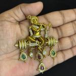 Lord Krishna Pendant without Earrings