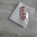 Polki Stone Diamond Shape Pendants , Sold by 1 pc, Colours Available