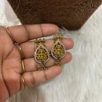 Mehandhi Finish Lakshmi Devi Side Brochures set 1 pair ( Random colour in this model you will receive)